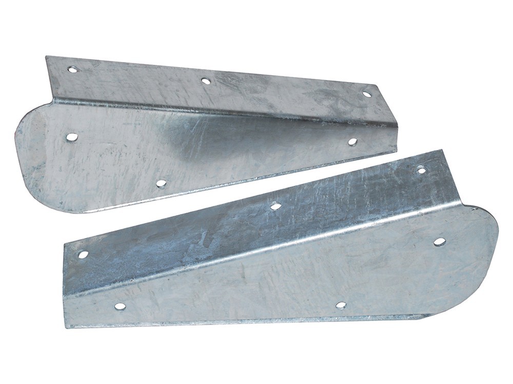 Galvanised Brackets RTC4685//DA1188 Land Rover Defender Front Mud Flaps